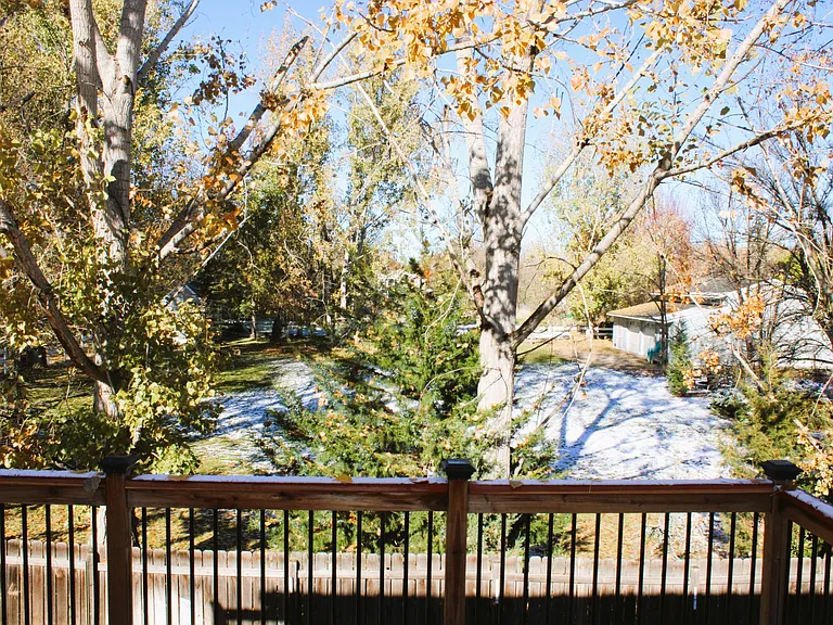 View from deck of master bedroom