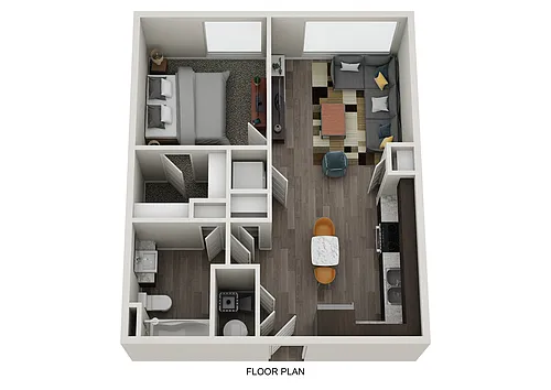 Floor plan 1 BED 1 BATH