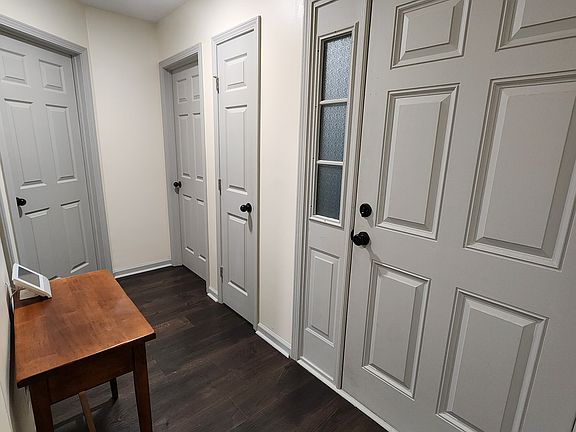 To the right is the front door, a hall closet, and bedroom #2