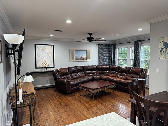 Living Room from Island in Kitchen