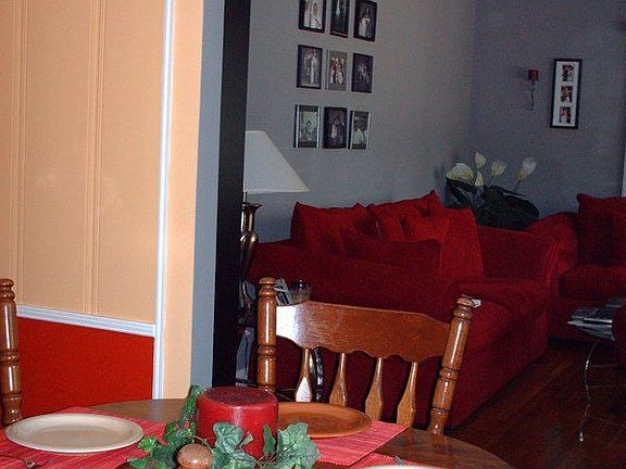 Dining room and living room