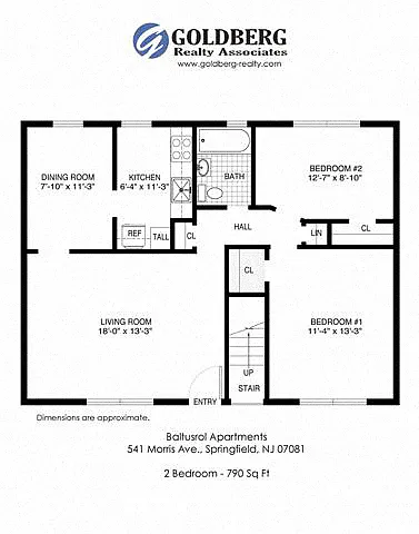 Floor plan Two Bedroom
