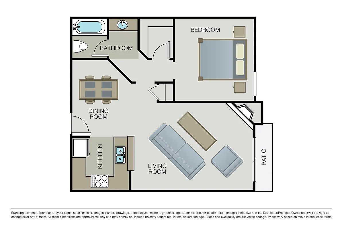 Floor plan Plan 1C