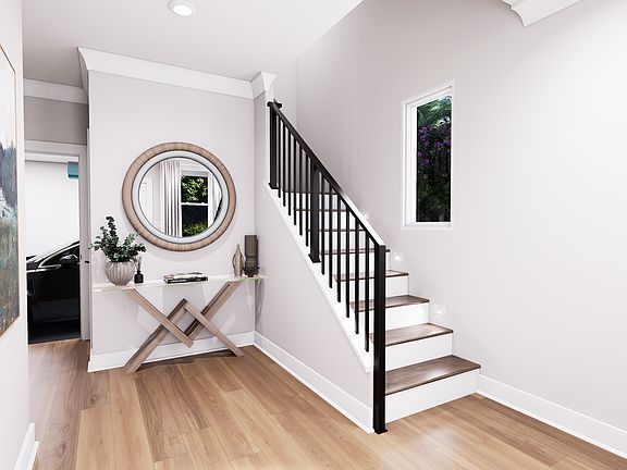 Entryway Attached 2-Car Garage Access