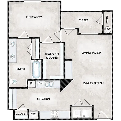 Floor plan A5 ADA