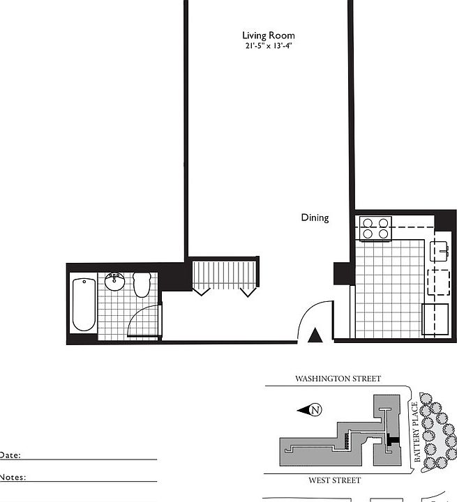 1st image of 1 West St APT 2437