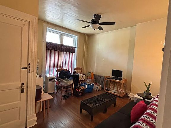 living room with hardwood floors