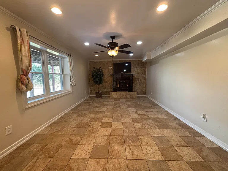 living & dining space