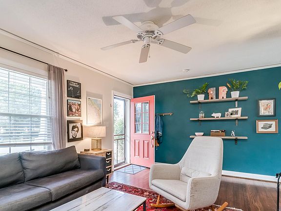 Living room, looking to front door