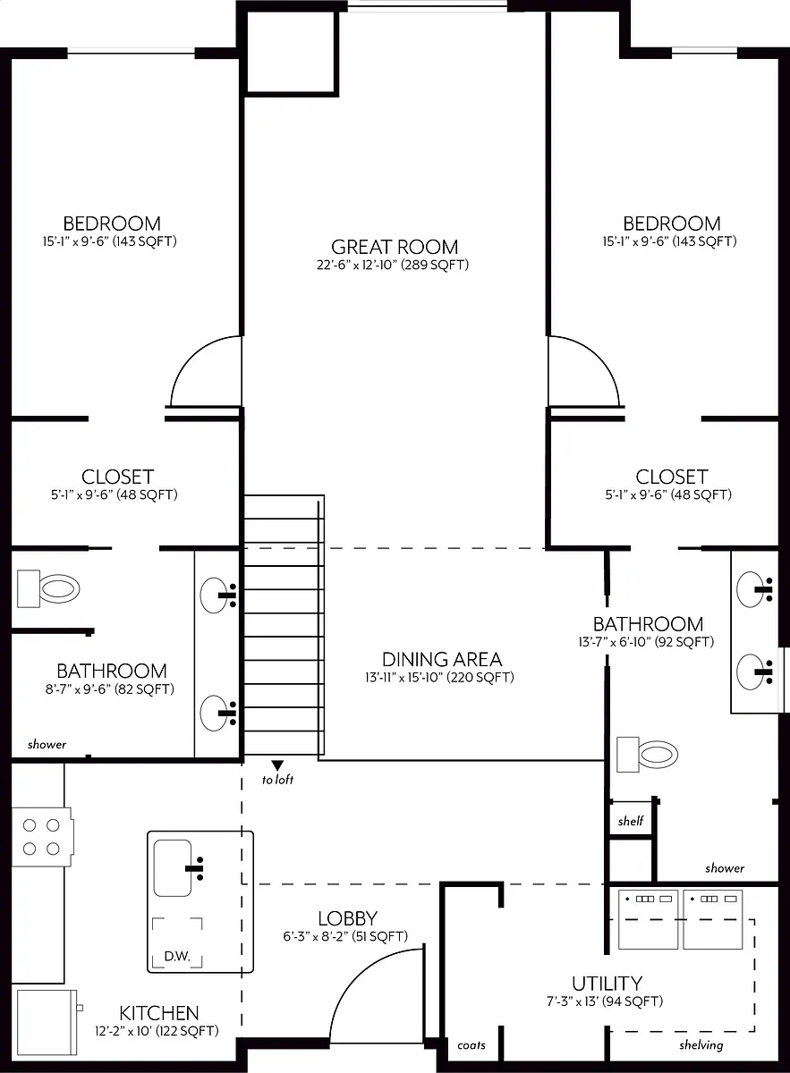 Floor plan C2 - Currently Unavailable