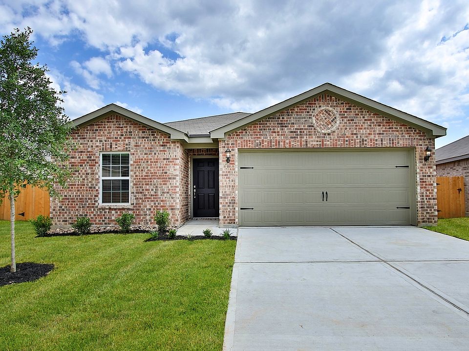This beautiful single story home has brick and front yard landscaping