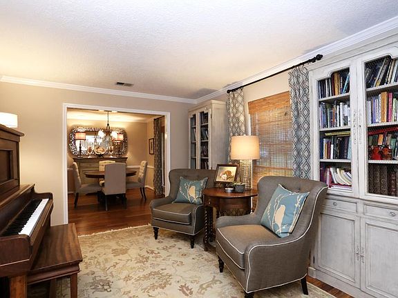 This room could also be used as a study or library.