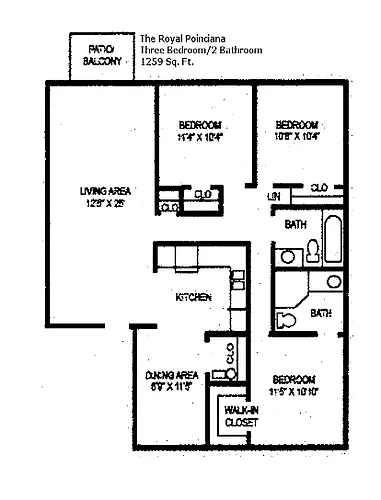 Floor plan Floorplan Royal Poinciana