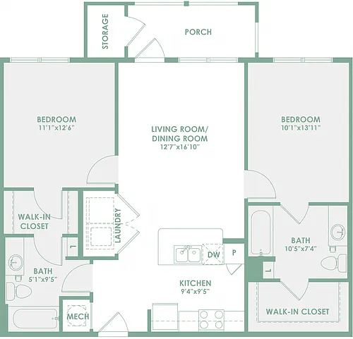 Floor plan B1