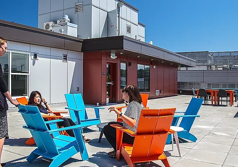 Roof Deck Terrace with Lounge Seating