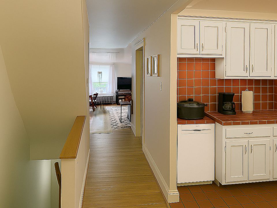 kitchen is currently oak, we will be painting the cabinets white.