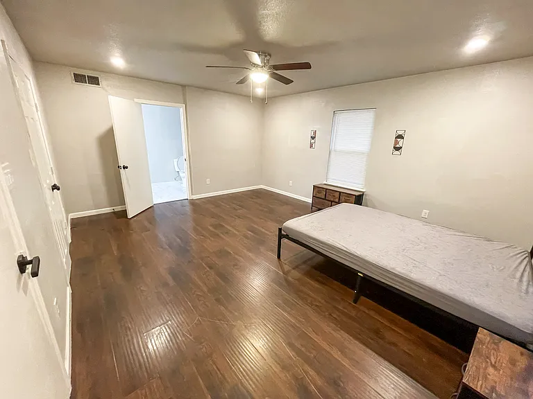 Room 2 is the master bedroom with it's own bathroom. 247sqf