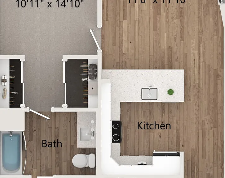 A8 floor plan Centro at Pine Nash