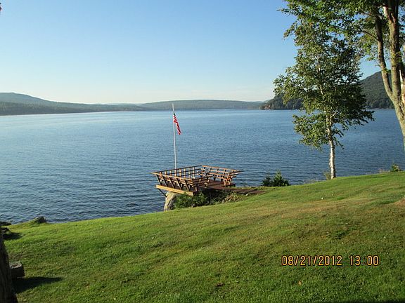 Flag dock faces South