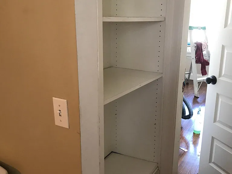 Upstairs Bathroom storage