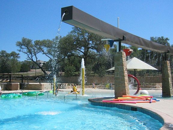 Zero Entry w/Water Features