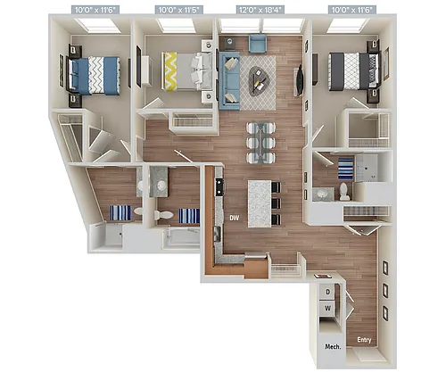 Floor plan 215