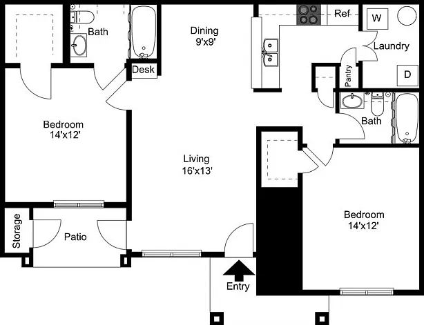 Click the button below to utilize the virtual move-in tool to plan your room layout! Click the button below to utilize the virtual move-in tool to plan your room layout!