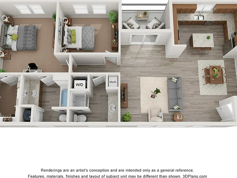 2 Bedroom Floor Plan 2 Bedroom Floor Plan