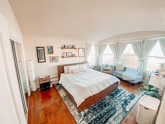 Larger Bedroom / Living Room (with Double Door 12ft Closet)