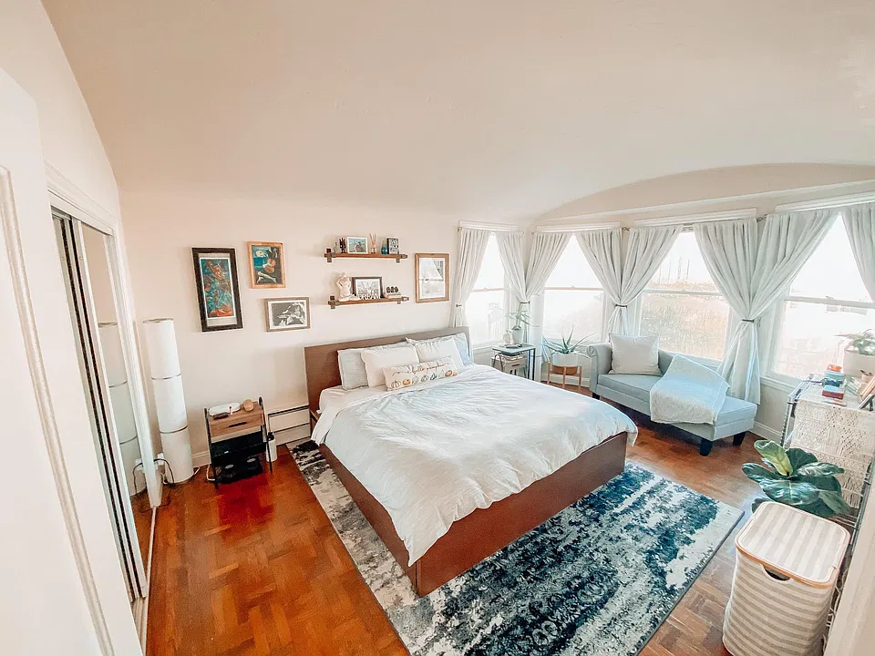 Larger Bedroom / Living Room (with Double Door 12ft Closet)