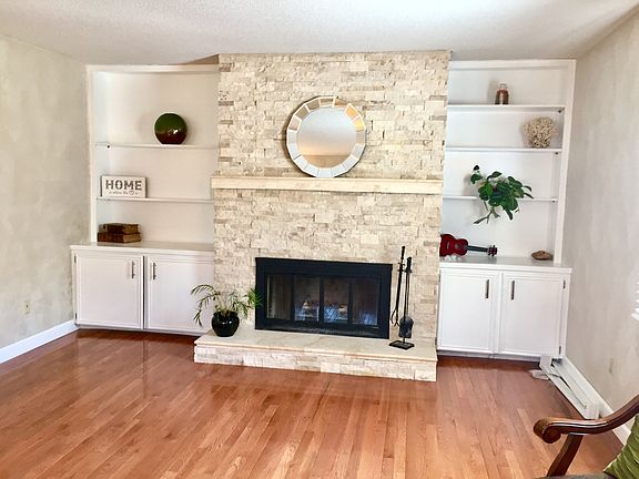 Travertine WB Fireplace