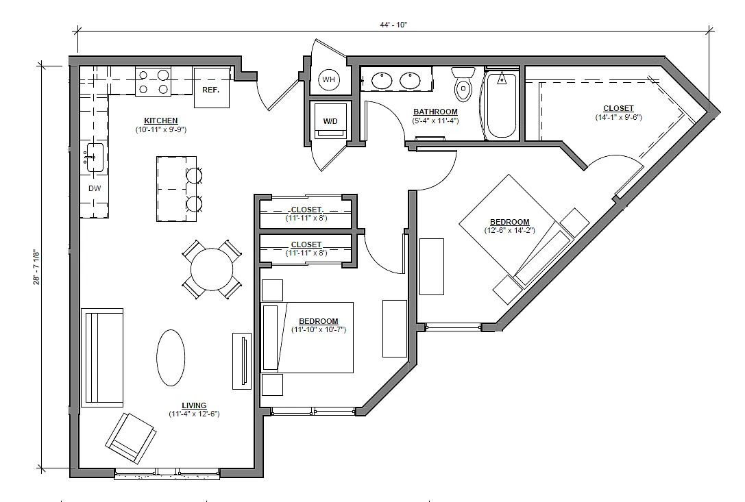 Floor plan 2BR-3