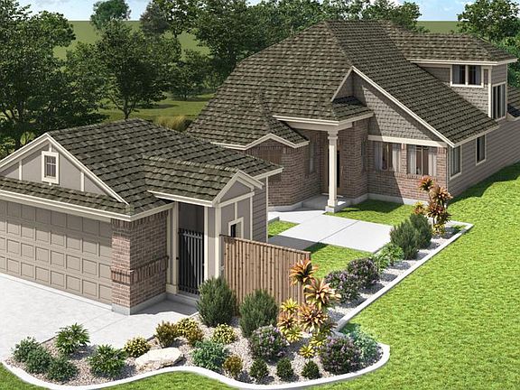 Elevation B with Garage D