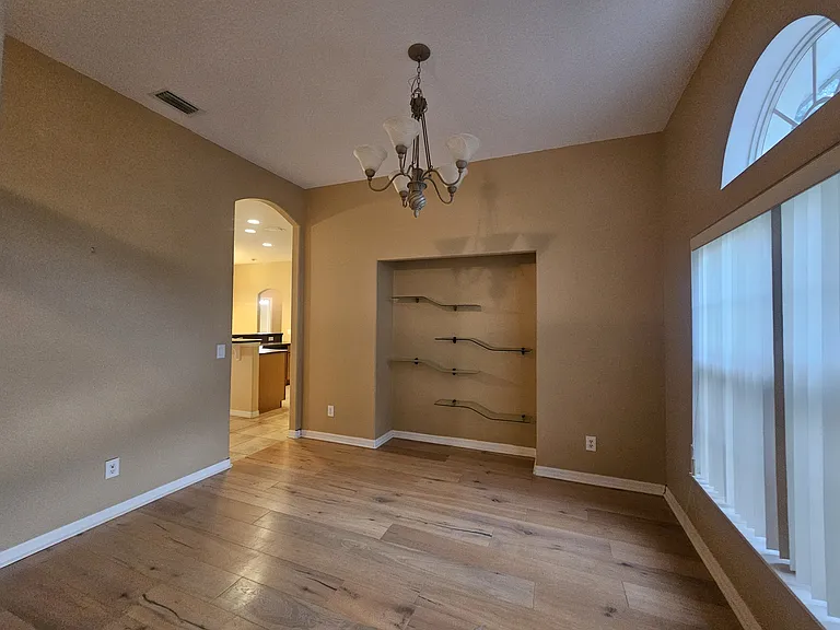 Open floor plan; formal dining room