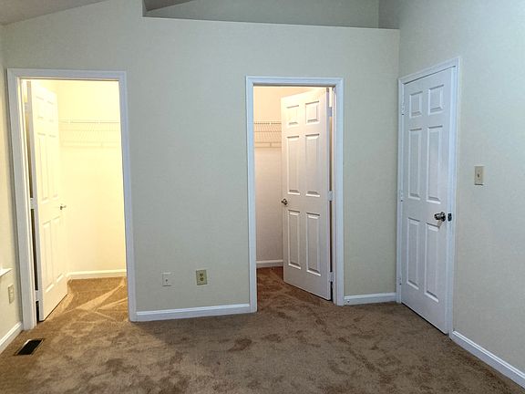 Primary bedroom with walk-in double closet