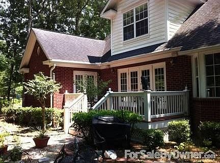 Rear of home