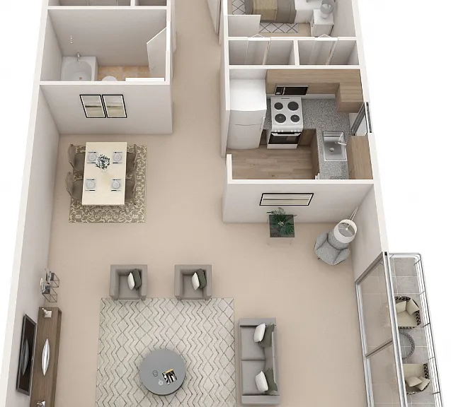 Post and Coach Apartment Homes — Photo 15