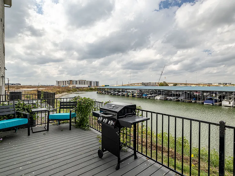 Take in the marina views and relax on the deck!