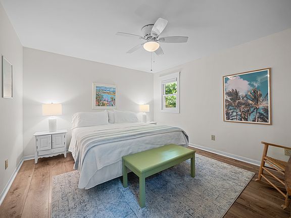 Master bedroom - king sized bed.
