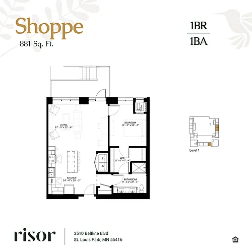 Floor plan Shoppe
