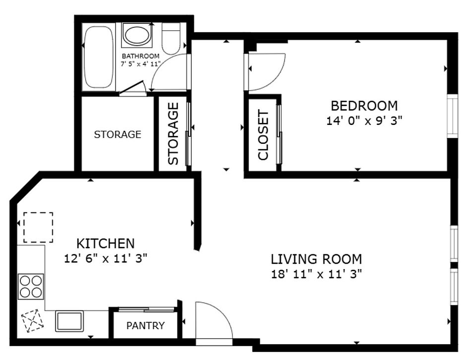 2nd image of 1305-1307 Bloomfield St #6113194