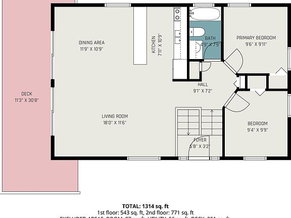3rd image of 1017 E Hess Lake Dr