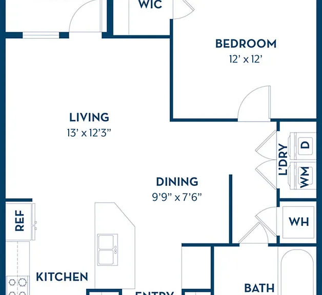 1 Bedroom | 1 Bath | 691 SF | Renovated 1 Bedroom | 1 Bath | 691 SF | Renovated