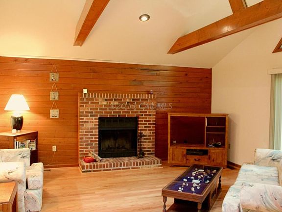 Great room with wood burning FP