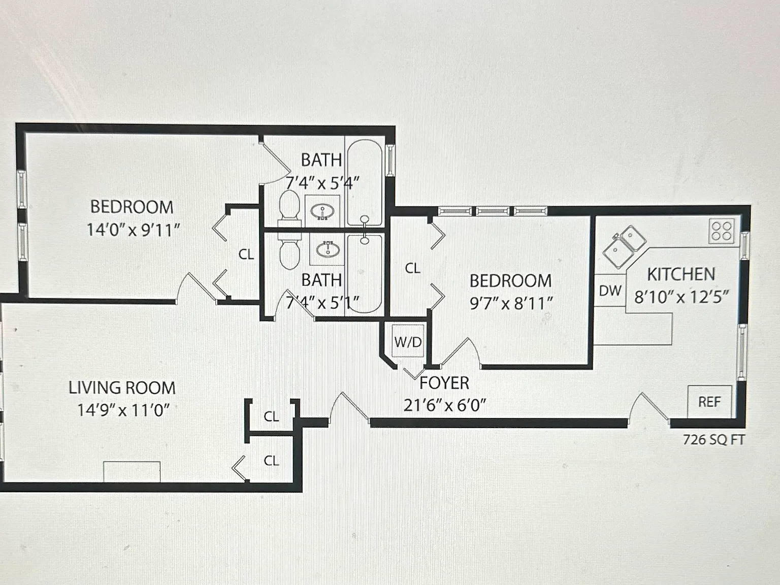2 bed, 800 sqft, $2,295 — Photo 2
