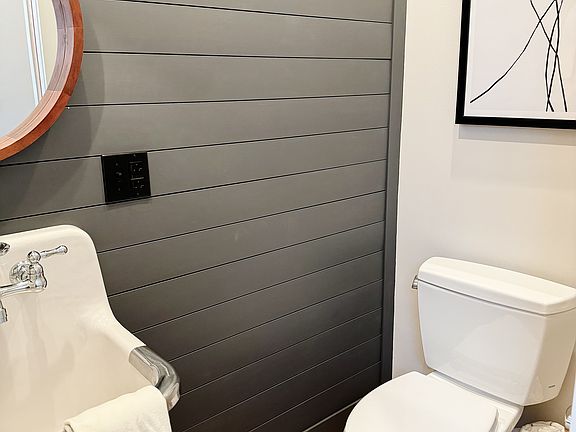 First floor powder room