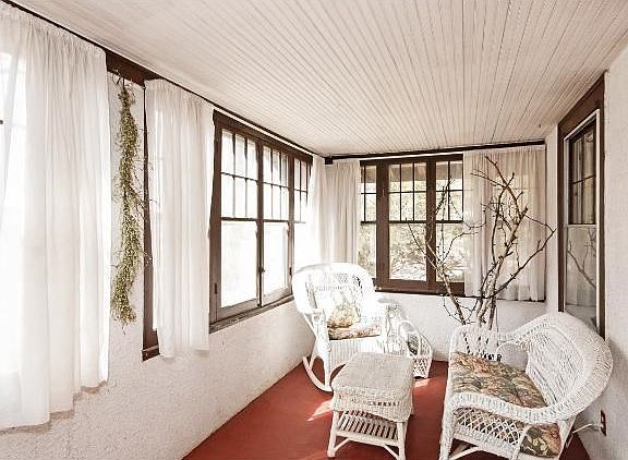 The front porch is a wonderful place to relax, read, and hang out.