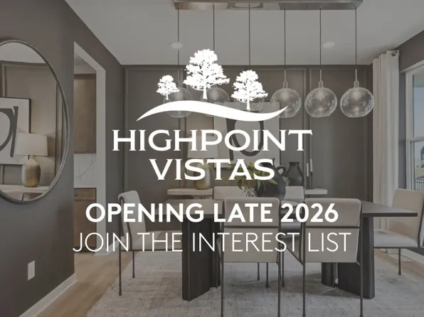 Homes Available Soon, Highpoint Vistas