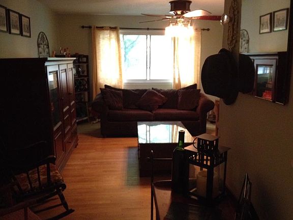 Living room when furnished