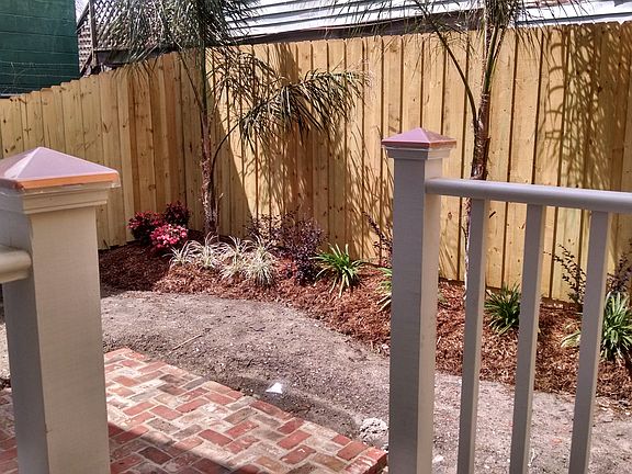 Rear patio, deck